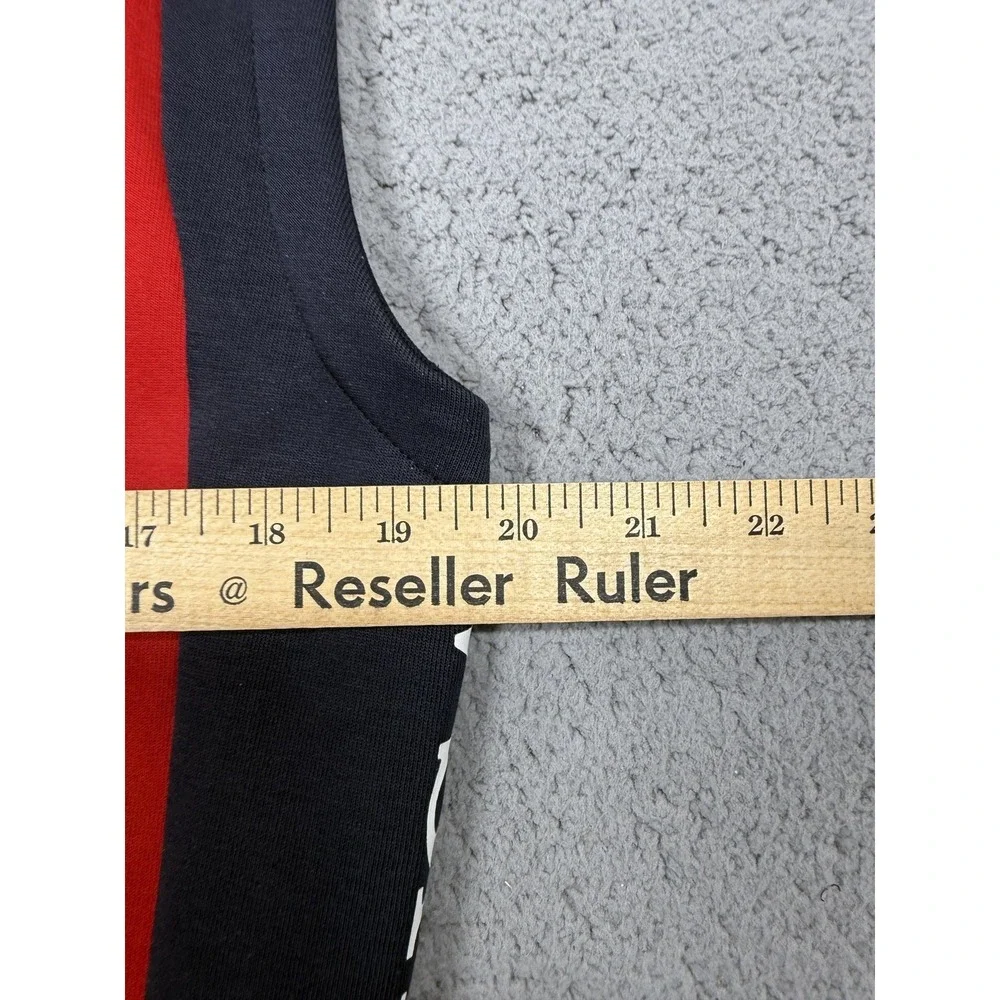 Polo Ralph Lauren Ski USA Vest Mens Small Red Fleece Graphic‎ Hooded Zip Polo